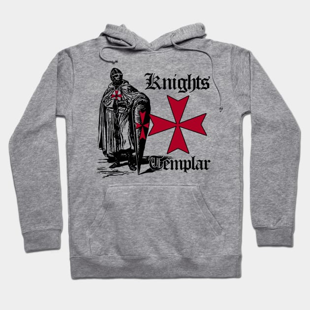 Knights Templar Hoodie by Doc Multiverse Designs